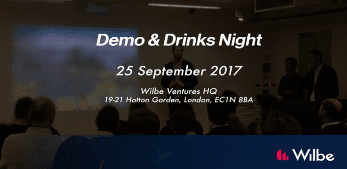 Wilbe demo & drinks night poster