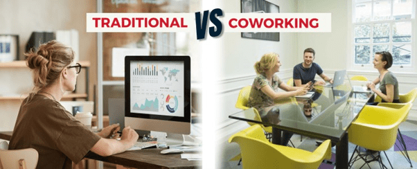 Traditional vs coworking office space